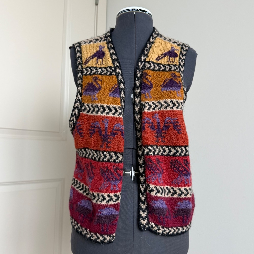 Handmade Western Style Sweater Vest